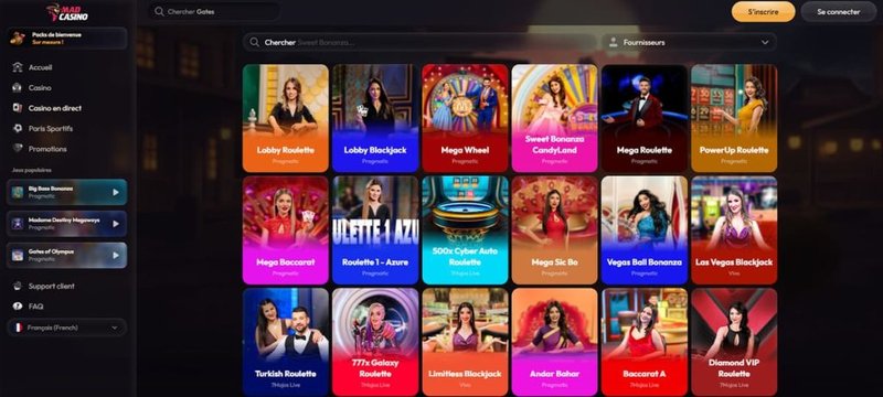 Découvrez les meilleures promotions et bonus de Madcasino en France pour les
