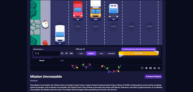 Overview of mission uncrossable demo